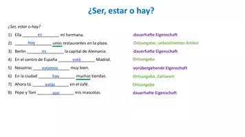Vorschau - Stundenentwürfe - ser, estar o hay - Erarbeitung, TB, Übungen - Seite 3