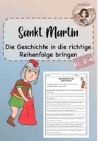 Vorschau - Arbeitsblätter - Die Geschichte von Sankt Martin - Deckblatt