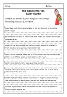 Vorschau - Arbeitsblätter - Die Geschichte von Sankt Martin - Seite 2