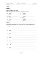 Vorschau - Arbeitsblätter - Aufgabenblatt Deutsch: Wortlehre - Wortbedeutung (6. Klasse) - Seite 1