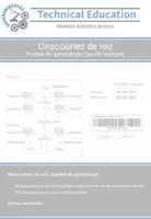 Vista previa - Hojas de trabajo - Direcciones de red: Prueba de aprendizaje (opción múltiple) - Portada