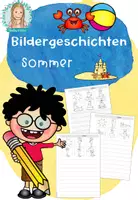 Vorschau - Arbeitsblätter - Geschichten schreiben (Bildergeschichten) Sommer - Deckblatt