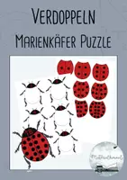 Vorschau - Spiele - Marienkäfer-Puzzle Rechentrick Verdoppeln - Deckblatt