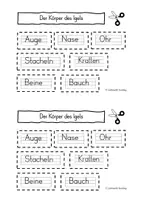 Vorschau - Arbeitsblätter - Der Körper des Igels - SU 1. Klasse - Seite 2