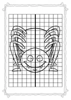 Vorschau - Arbeitsblätter - Herbst - Halloween: Spinne um die Symmetrieachse spiegeln - Seite 2