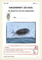 Vorschau - Stundenentwürfe - Versuche & Forscherheft zum Thema Wirbellose (Assel) - Seite 1