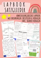 Vorschau - Unterrichtsreihen - Satzglieder Unterrichtsmaterial Deutsch Klasse 5–7 Arbeitsblätter Übungen Stationsarbeit Test Plakate Grammatik mit Lösung - Seite 3
