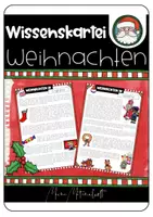 Vorschau - Text - Wissenskartei - Weihnachten rund um die Welt - Deckblatt