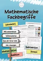 Vorschau - Arbeitsblätter - Mathematische Fachbegriffe | Zahlenrätsel | ZR100 | ZR1000 - Deckblatt