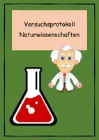 Vorschau - Arbeitsblätter - NaWi - Experiment - Versuchsprotokoll - Deckblatt