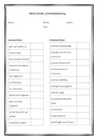 Vorschau - Anderer Materialtyp - Reflexion - Meine Schülerbeobachtung - Deckblatt