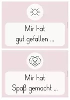 Vorschau - Präsentationen/Tafelbilder - Reflexion: Karten zur Rückmeldung - Seite 3