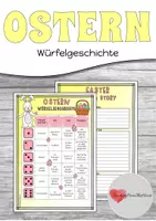 Vorschau - Arbeitsblätter - Würfelgeschichten - Sparpaket (wachsend) - Seite 1
