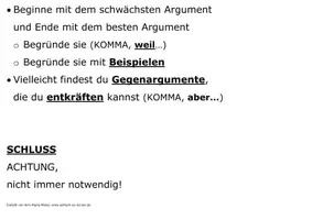 Vorschau - Fördermaterial/Inklusion - Plakat Stellungnahme Merkblatt Poster Hauptschulabschluss - Seite 1