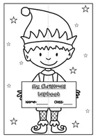 Vorschau - Mal- und Bastelvorlagen - CHRISTMAS - Lapbook (reading, writing, listening, vocabs) - Seite 1