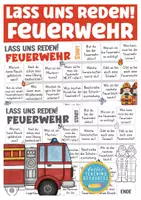 Vorschau - Stationenlernen - Feuerwehr Spiel "Lass uns reden" Sachunterricht - Deckblatt