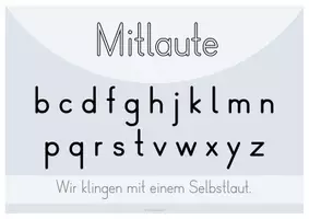 Vorschau - Poster - Lautarten: Selbstlaut Mitlaut Zwielaut Umlaut (Merkblatt) - Seite 3