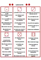 Aperçu - Jeux - Jeux de Vocabulaire et Grammaire Ma Chambre - Page 3