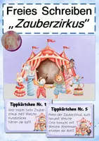 Vorschau - Arbeitsblätter - Freies Schreiben: Der Zauberzirkus - Deckblatt