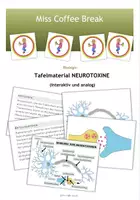 Vorschau - Präsentationen/Tafelbilder - Neurotoxine / Synapsengifte (Interaktives und analoges Tafelmaterial) - Deckblatt