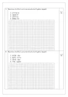 Vorschau - Klassenarbeiten - Mathe Probe Grundrechenarten (mit LÖSUNGEN und Selbsteinschätzung, geeignet für Klasse 4 und 5, inkl. Einmaleins) - Seite 2