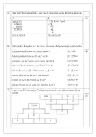 Vorschau - Klassenarbeiten - Mathe Probe Grundrechenarten (mit LÖSUNGEN und Selbsteinschätzung, geeignet für Klasse 4 und 5, inkl. Einmaleins) - Seite 3