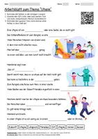 Vorschau - Arbeitsblätter - Arbeitsblatt "Utopie" + Onlineübung & MP3 + Infografik - Deckblatt