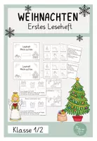 Vorschau - Arbeitsblätter - #zweifürzwei Erstes Leseheft Weihnachten Advent Weihnachtszeit Klasse 1/2 DAZ - Deckblatt