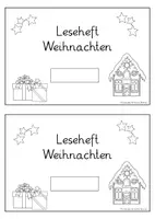 Vorschau - Arbeitsblätter - #zweifürzwei Erstes Leseheft Weihnachten Advent Weihnachtszeit Klasse 1/2 DAZ - Seite 3
