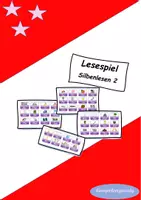 Vorschau - Spiele - Lesespiel Silbenlesen 2 - Deckblatt