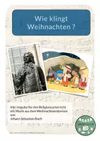 Vorschau - Arbeitsblätter - Wie klingt Weihnachten? Das Weihnachtsoratorium - erklärt und kommentiert. - Deckblatt