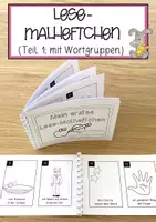 Vorschau - Anderer Materialtyp - Lesemalheftchen (Teil 1: Wortgruppen) - Deckblatt