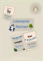 Vorschau - Spiele - Lesespiel Nomen - Deckblatt