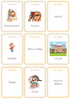 Aperçu - Apprentissages en autonomie - Flashcards - rutina - Page 1