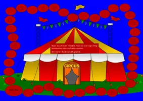 Vorschau - Spiele - Spielplan für Brettspiel: Zirkus - Deckblatt