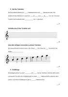 Vorschau - Klassenarbeiten - Musiktest zum Thema Dreiklänge und Durtonleitern - Seite 2