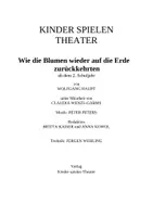 Vorschau - Unterrichtsreihen - Theaterstück: Wie die Blumen wieder auf die Erde zurückkehrten - Seite 1