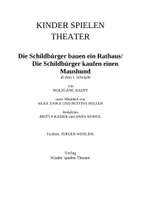 Vorschau - Unterrichtsreihen - Theaterstück: Die Schildbürger bauen ein Rathaus/ Die Schildbürger kaufen einen Maushund - Seite 1