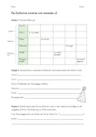 Vorschau - Arbeitsblätter - Die Zeitformen erkennen und verwenden - Deckblatt