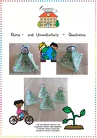Vorschau - Arbeitsblätter - Klima- & Umweltschutz / Earth Day: Quadrama - Sachunterricht - Kl. 2/3 - Deckblatt