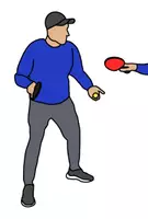 Vorschau - Poster - Tischtennis. Bewegungsreihe zum Vorhand-Konteraufschlag. Poster - Seite 2