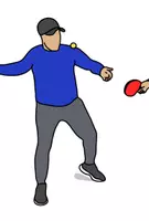 Vorschau - Poster - Tischtennis. Bewegungsreihe zum Vorhand-Konteraufschlag. Poster - Seite 3