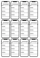 Vorschau - Anderer Materialtyp - Verabredungskarten/ Verabredungskärtchen "Smartphone"-Design - Deckblatt
