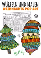 Vorschau - Spiele - Würfeln & Malen - Würfel dein Weihnachts Pop Art Kunstwerk - Deckblatt