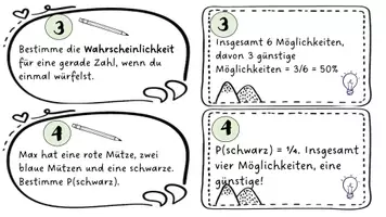 Vorschau - Aufgabenkarten - Wahrscheinlichkeitsrechnung - Aufgabensammlung für Schnelle, Jg. 8-10 - Seite 3
