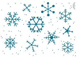 Vorschau - Arbeitsblätter - Eiskristalle - oder nicht? (Zählen & Differenzieren) (Winter, Schnee, Weihnachten, Zahlenraum 10) - Seite 2