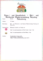 Vorschau - Bildkarten - Recycling & Wiederverwendung / Earth Day: Bild- und Wortkarten - Sachunterricht - Kl. 3/4 - Seite 1