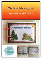 Vorschau - Aufgabenkarten - Weihnachts-Logical für Klasse 3&4 - Deckblatt