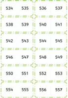 Vorschau - Spiele - Zahlenstrahl bis 1000 - Mega-Domino Einerschritte vorwärts - Seite 3