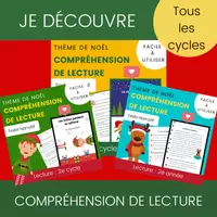 Aperçu - Feuilles d'exercices - Feuille Écriture Dictée Rédaction Noël - Page 1
